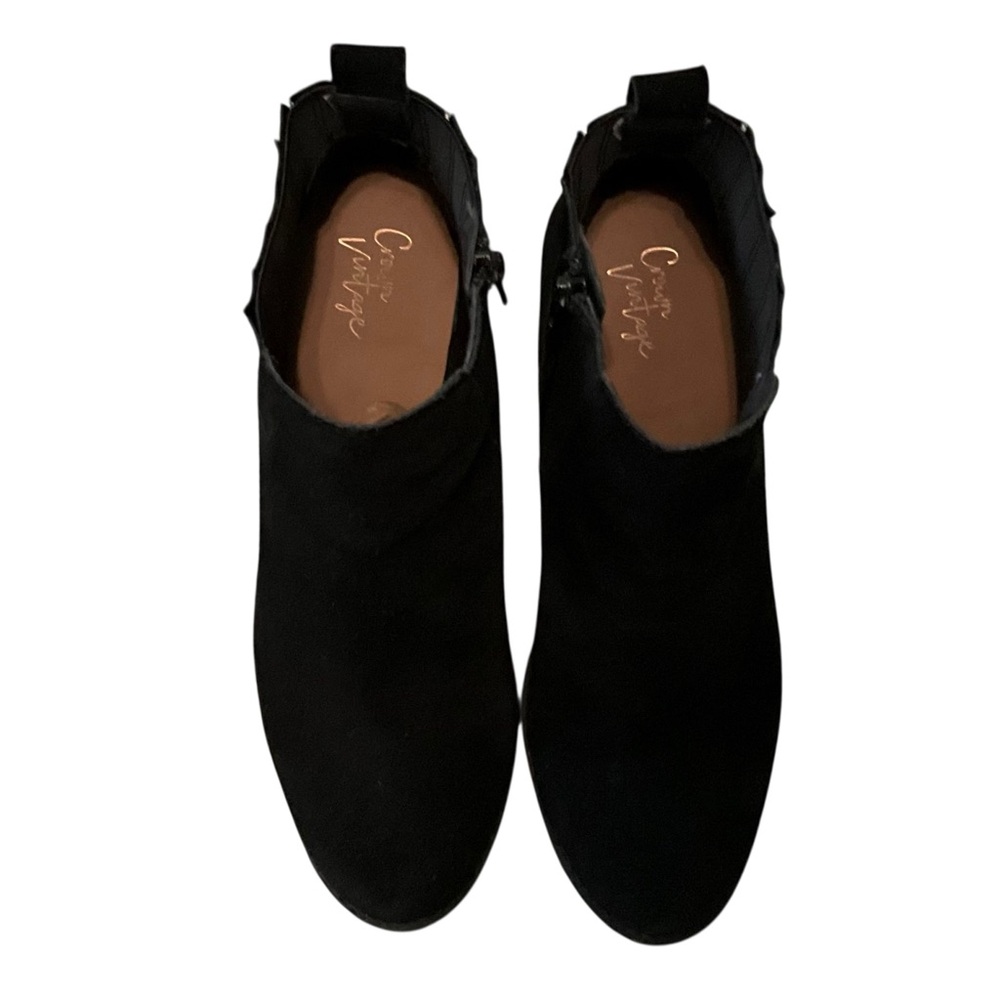 Crown Vintage Cindy Genuine Suede Ankle Booties Boots - Picture 6 of 13